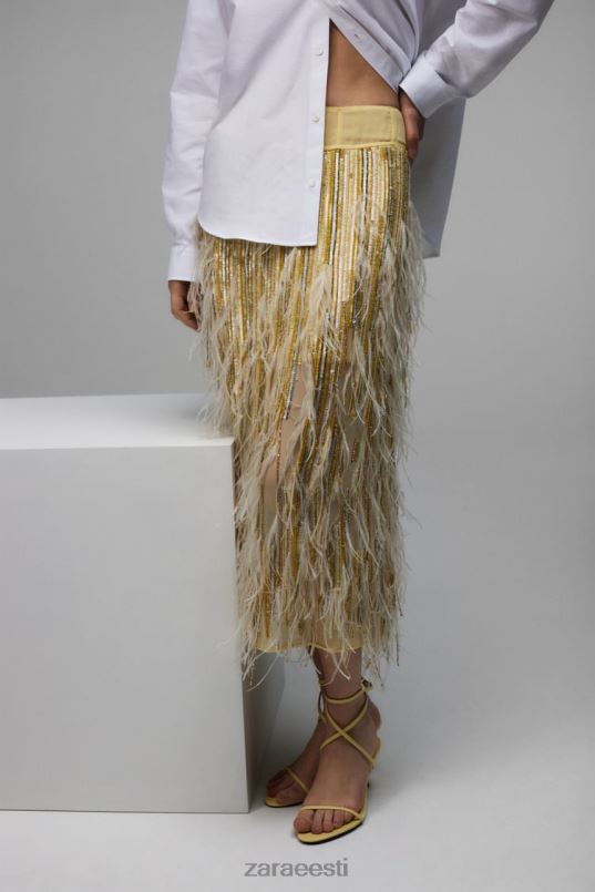 Zara sulgedega kristallseelik piiratud väljaanne naised kollane Riietus 42F0H722