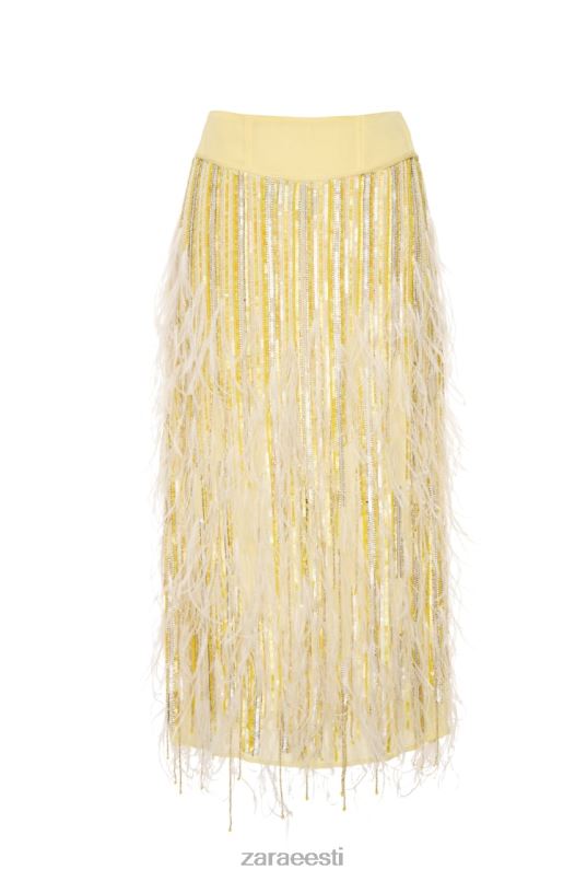 Zara sulgedega kristallseelik piiratud väljaanne naised kollane Riietus 42F0H722