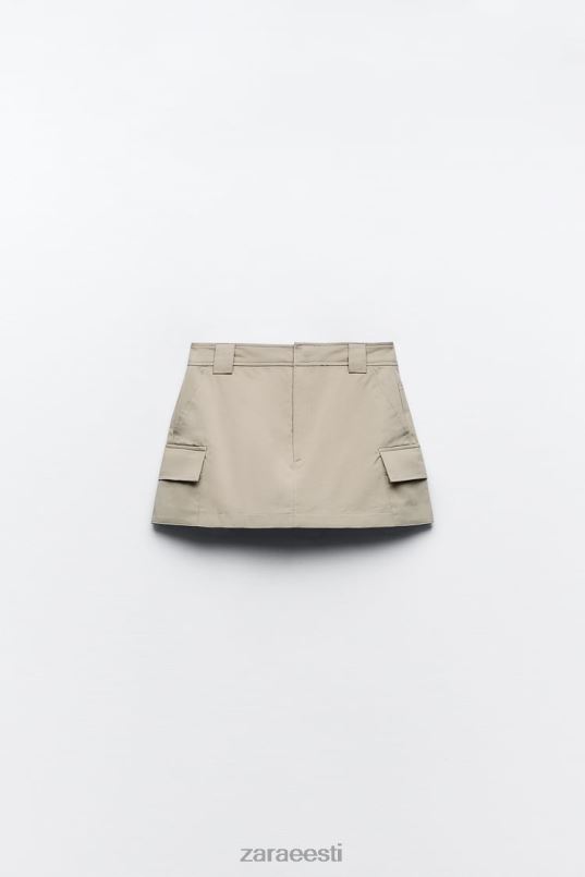 Zara taskuskort naised tuhk Riietus 42F0H623