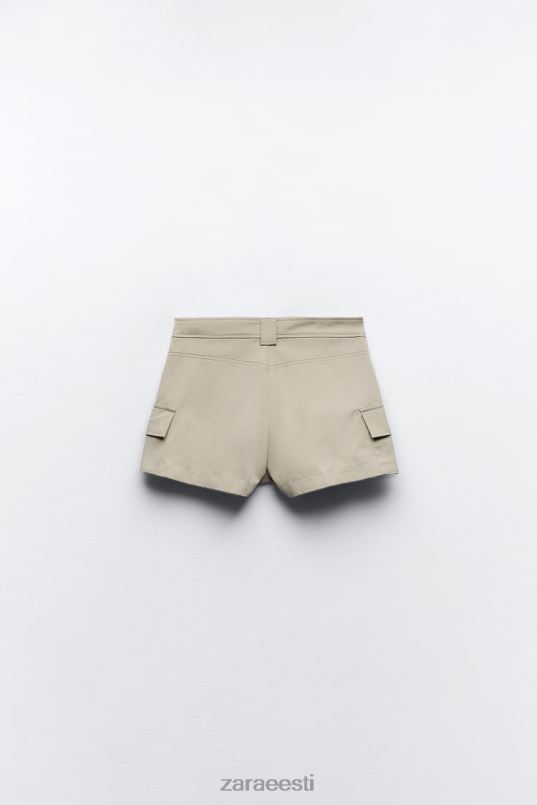 Zara taskuskort naised tuhk Riietus 42F0H623