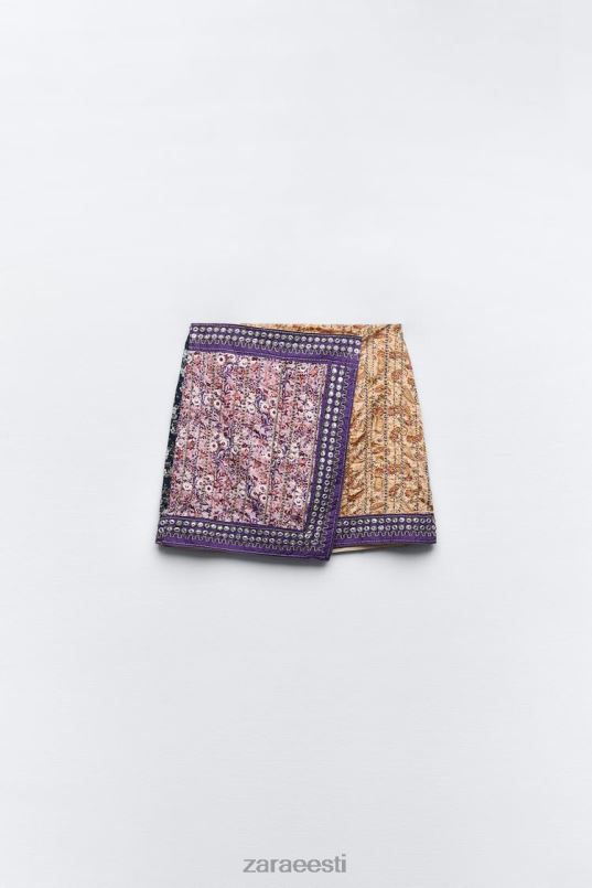 Zara tikitud peeglid miniseelik naised mitmevärviline Riietus 42F0H642