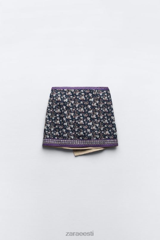 Zara tikitud peeglid miniseelik naised mitmevärviline Riietus 42F0H642