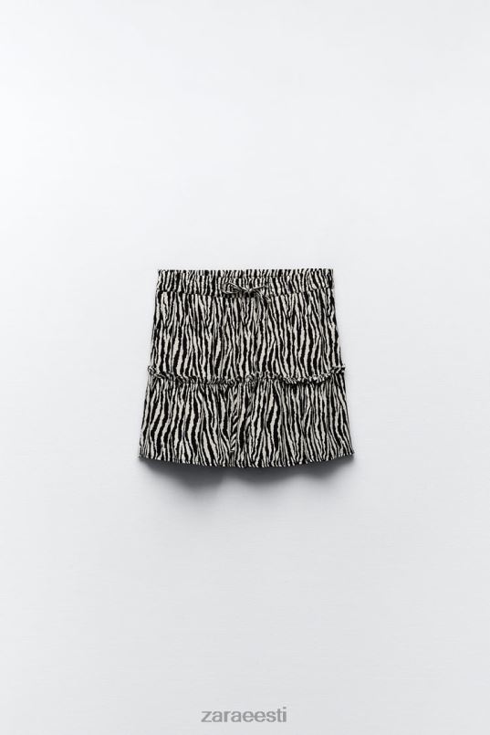 Zara trükitud skort naised sebra Riietus 42F0H605