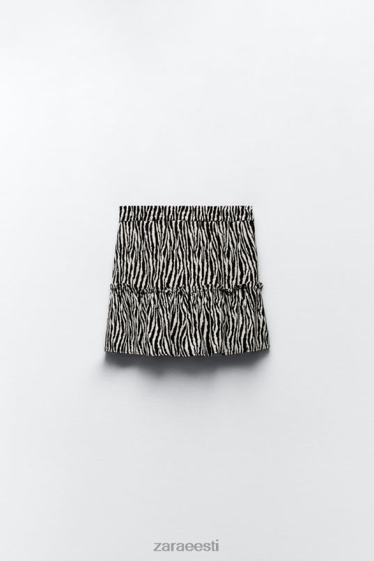 Zara trükitud skort naised sebra Riietus 42F0H605