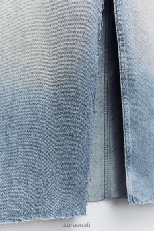 Zara trf pikk teksaseelik naised sinine Riietus 42F0H676