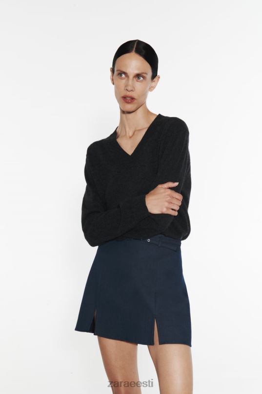 Zara vööga skort naised indigo Riietus 42F0H608
