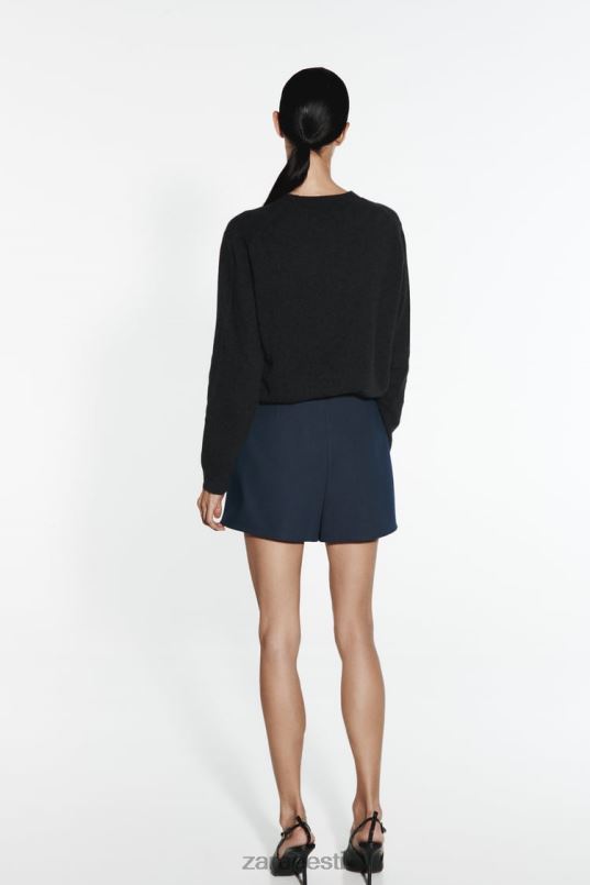 Zara vööga skort naised indigo Riietus 42F0H608