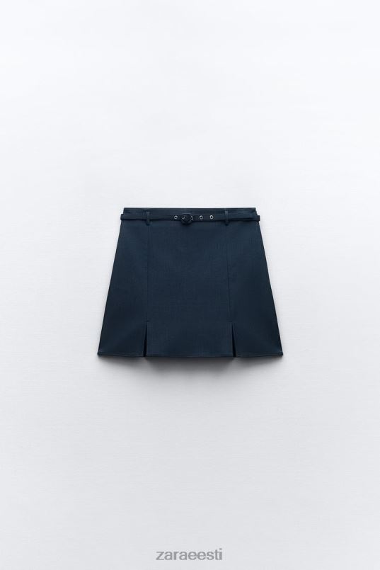 Zara vööga skort naised indigo Riietus 42F0H608