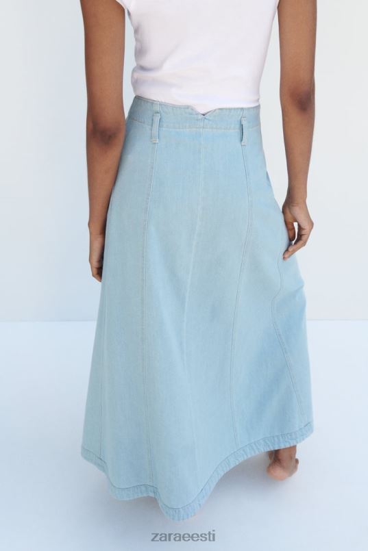 Zara z1975 teksaseelik naised keskmine sinine Riietus 42F0H691