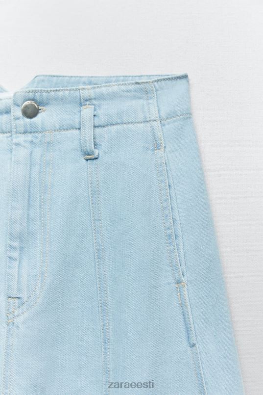 Zara z1975 teksaseelik naised keskmine sinine Riietus 42F0H691