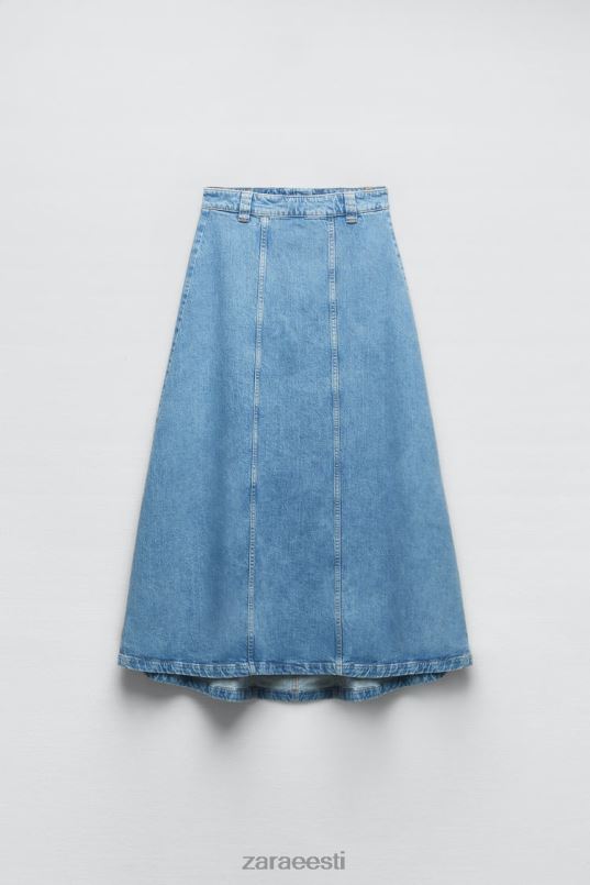 Zara z1975 teksaseelik naised keskmine sinine Riietus 42F0H717