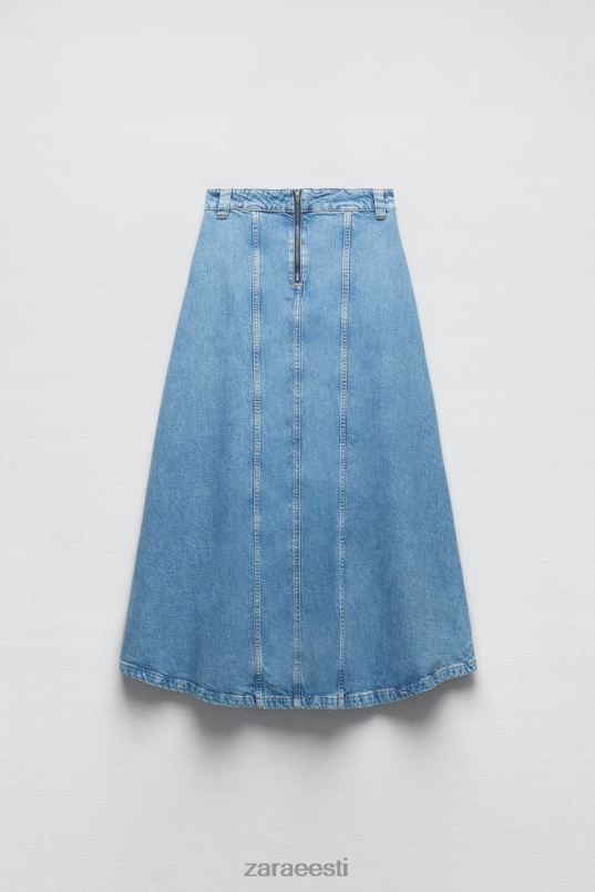 Zara z1975 teksaseelik naised keskmine sinine Riietus 42F0H717