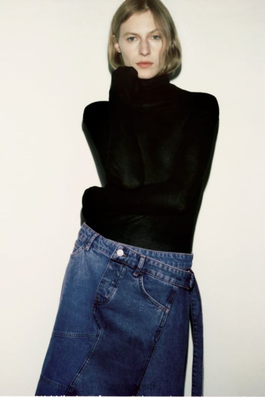 Zara zw asümmeetriline teksaseelik naised sinine Riietus 42F0H727