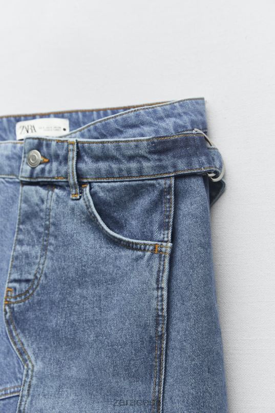 Zara zw asümmeetriline teksaseelik naised sinine Riietus 42F0H727