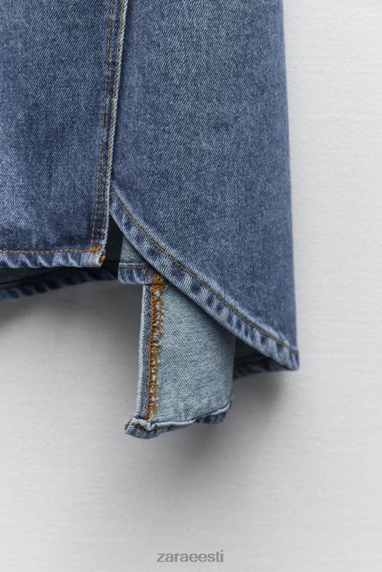 Zara zw asümmeetriline teksaseelik naised sinine Riietus 42F0H727