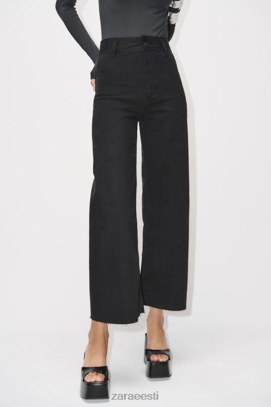 Zara zw mere sirged kõrged teksad naised must Riietus 42F0H515