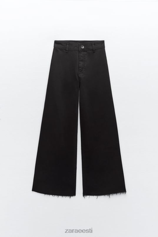 Zara zw mere sirged kõrged teksad naised must Riietus 42F0H515