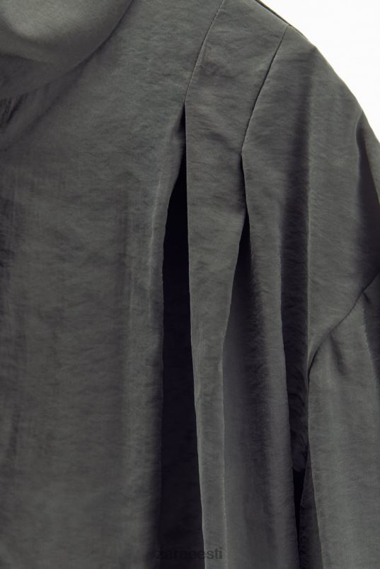 Zara plisseeritud ülesärk naised hall Riietus 42F0H922