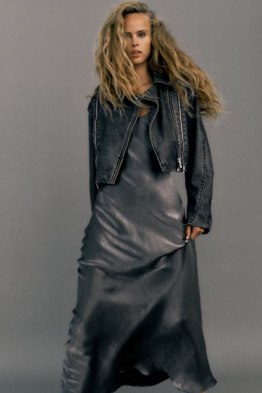 Zara fooliumkleit naised hõbedane Riietus 42F0H933