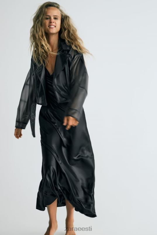 Zara fooliumkleit naised must Riietus 42F0H934