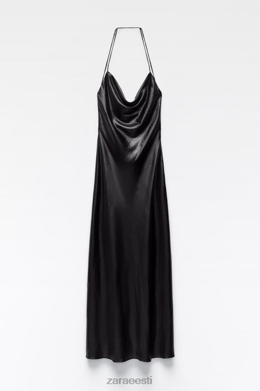 Zara fooliumkleit naised must Riietus 42F0H934