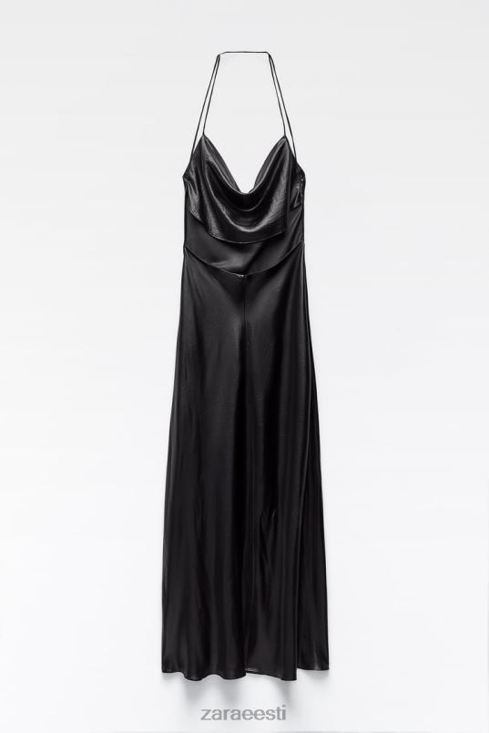 Zara fooliumkleit naised must Riietus 42F0H934