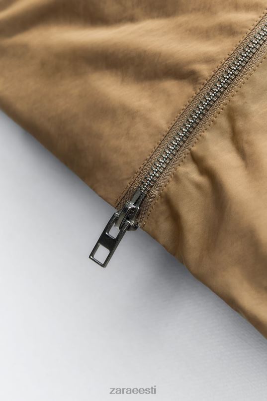 Zara mini bomber kleit naised oliiviroheline Riietus 42F0H242