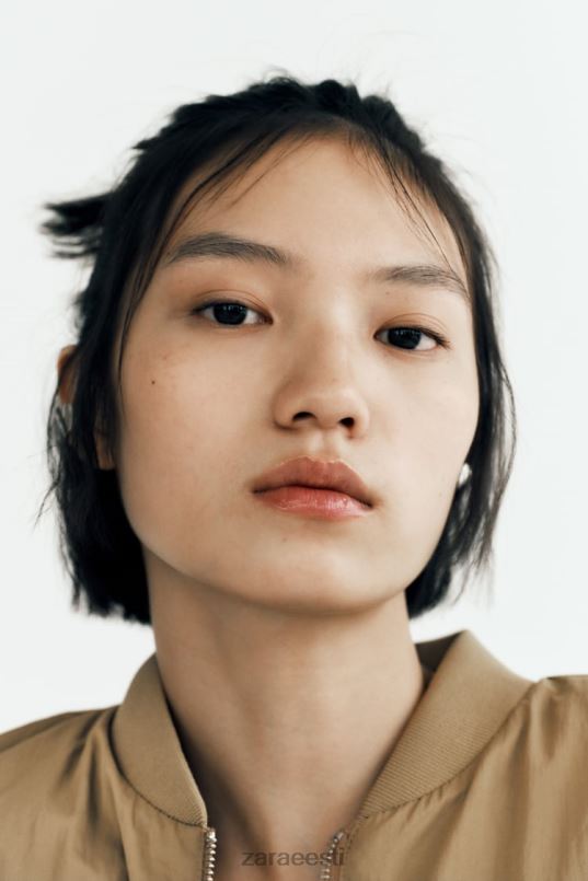 Zara mini bomber kleit naised oliiviroheline Riietus 42F0H242