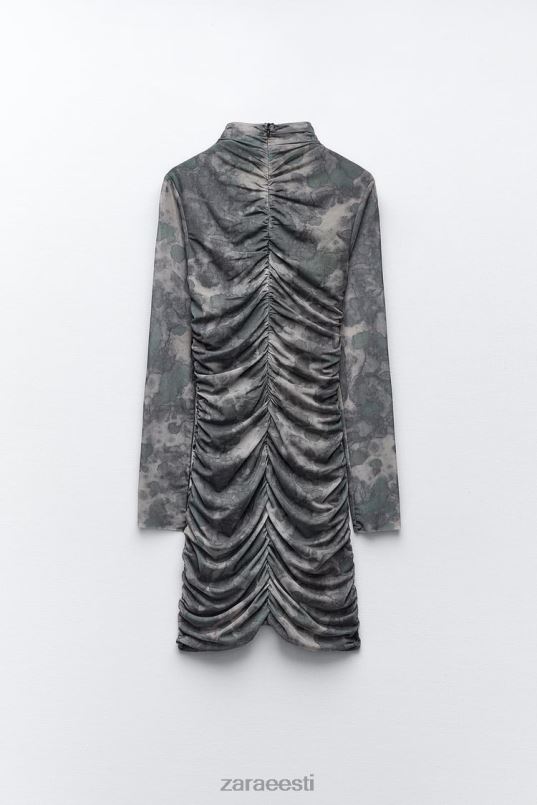 Zara trükitud tüllkleit naised rohelised Riietus 42F0H245