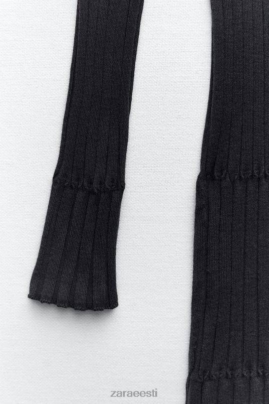 Zara trikotaažkaelusega soonikkleit naised antratsiithall Riietus 42F0H227