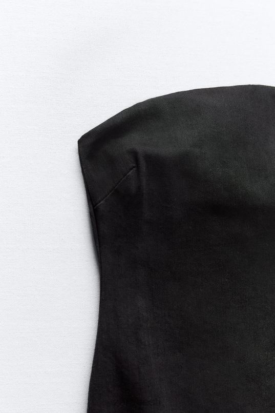 Zara zw paelteta teksakleit naised must Riietus 42F0H237