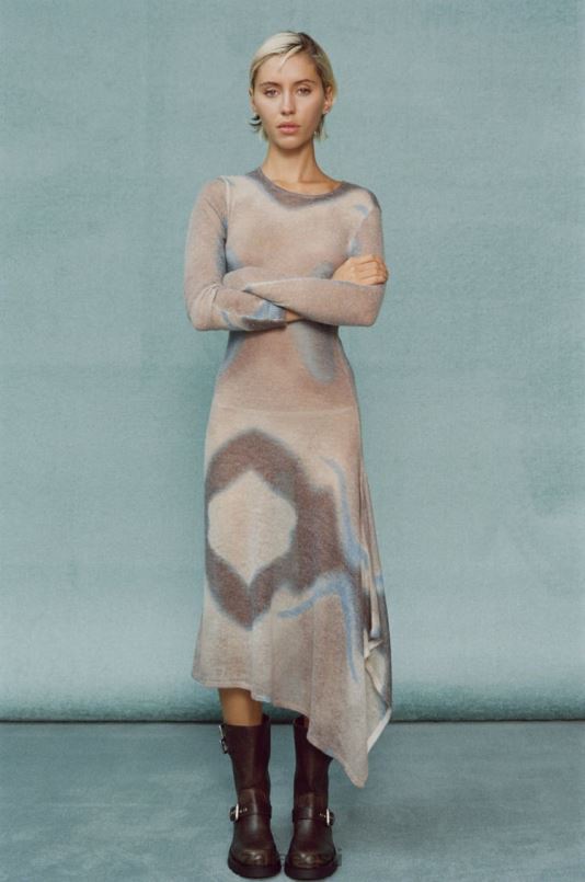 Zara kududa lipsuvärvi kleit naised mitmevärviline Riietus 42F0H477