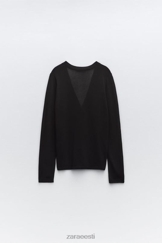 Zara liibuv kootud kardigan naised must Riietus 42F0H479