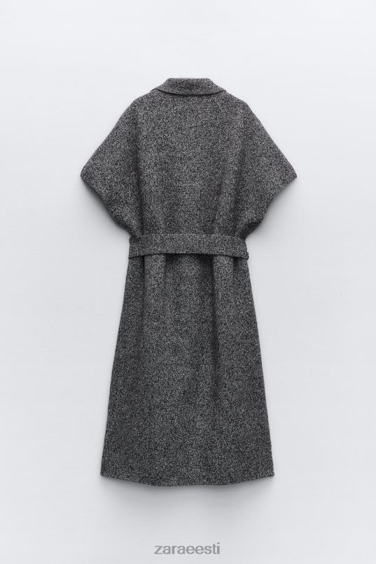 Zara täpiline 100% villane vest naised hall mergel Riietus 42F0H481