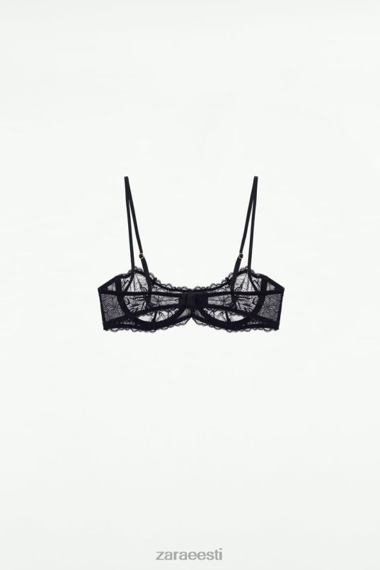 Zara alustraat pitsist rinnahoidja naised must Riietus 42F0H826