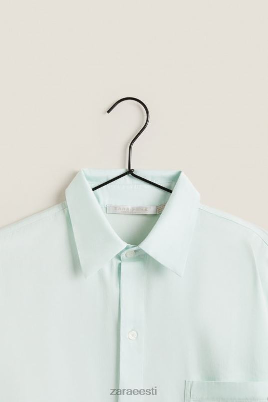 Zara ühevärviline särk naised heleroheline Riietus 42F0H1799