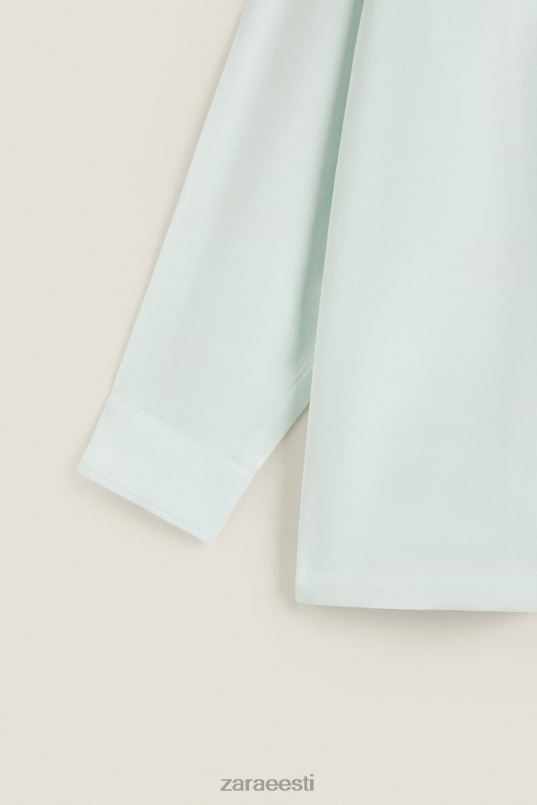 Zara ühevärviline särk naised heleroheline Riietus 42F0H1799