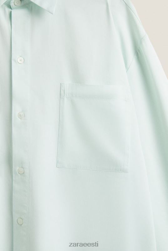 Zara ühevärviline särk naised heleroheline Riietus 42F0H1799