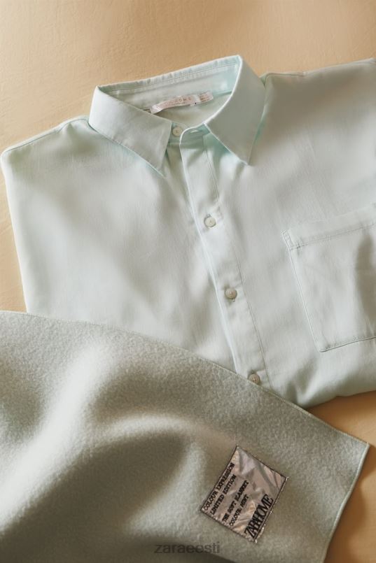 Zara ühevärviline särk naised heleroheline Riietus 42F0H1799