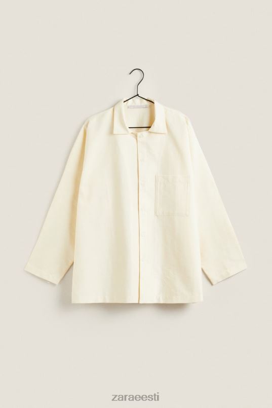 Zara ühevärviline särk naised vanilje Riietus 42F0H1802