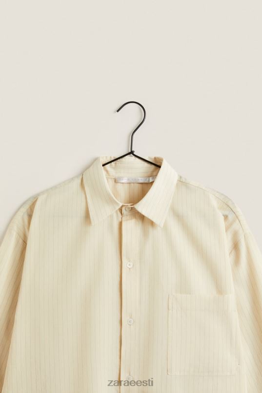 Zara õhukeste triipudega särk naised ekru Riietus 42F0H1804