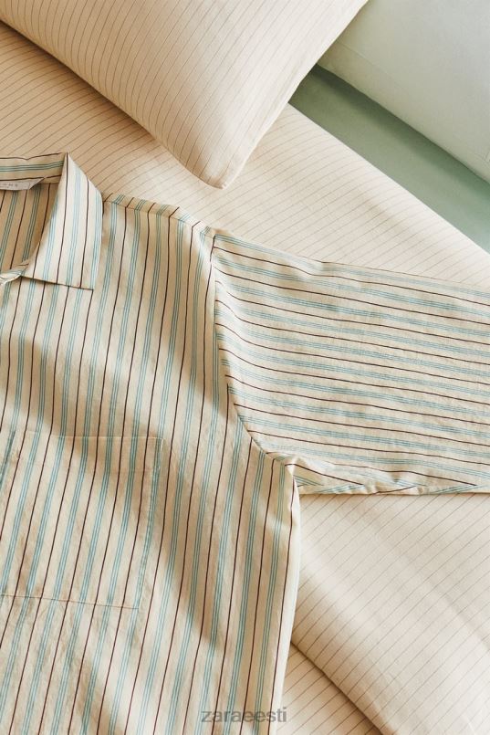 Zara õhukeste triipudega särk naised vanilje Riietus 42F0H1797