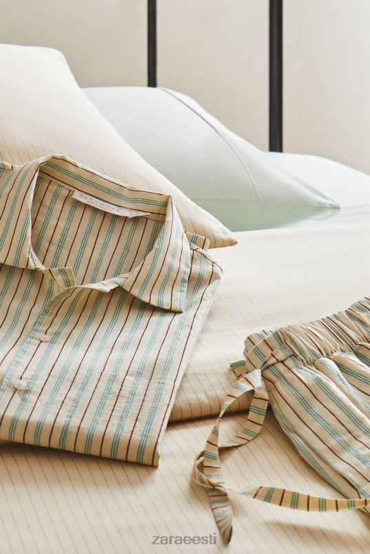 Zara õhukeste triipudega särk naised vanilje Riietus 42F0H1797