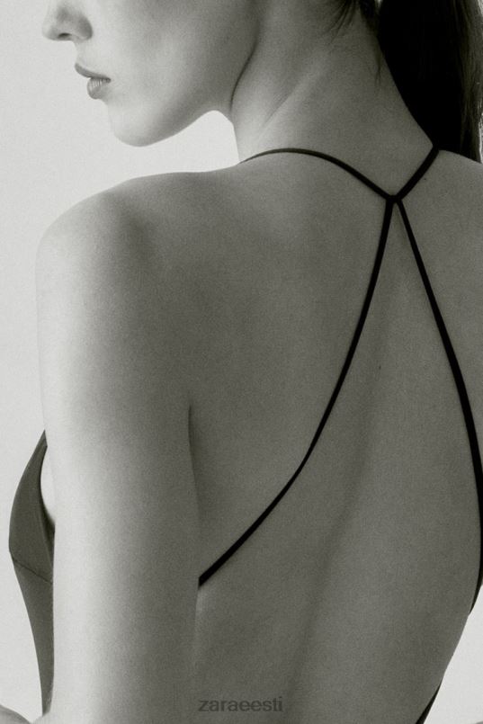 Zara lahtise seljaga ujumistrikoo naised must Riietus 42F0H1823