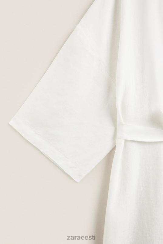 Zara linane rüü naised ekru Riietus 42F0H1818