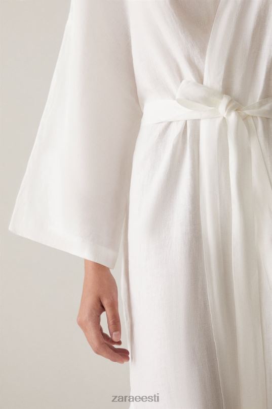 Zara linane rüü naised ekru Riietus 42F0H1818