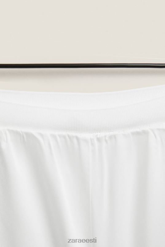 Zara pehme puudutusega lühikesed püksid naised valge Riietus 42F0H1811