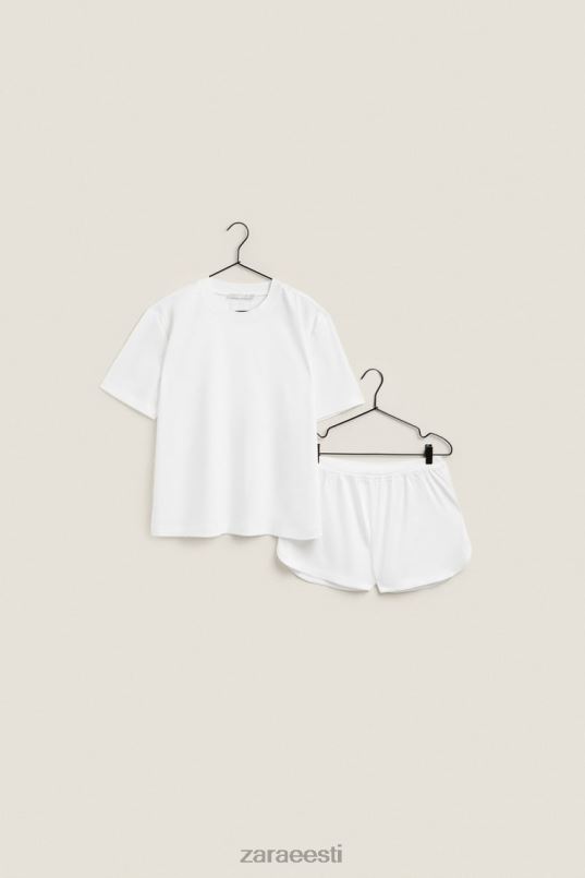 Zara pehme puudutusega lühikesed püksid naised valge Riietus 42F0H1811