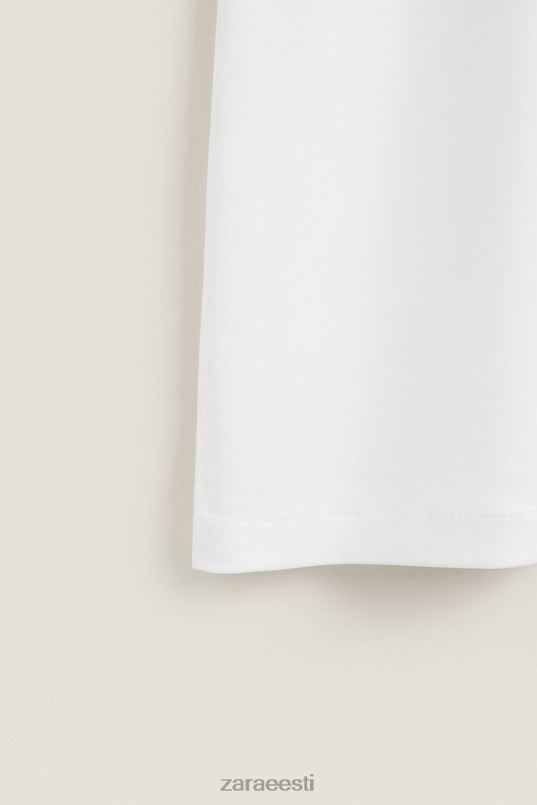 Zara pehme puudutusega t-särk naised valge Riietus 42F0H1810