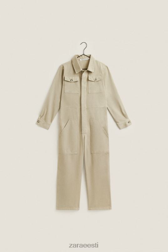 Zara pikkade varrukatega aiakombinesoon naised tumebeež Riietus 42F0H1820